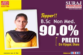 Suraj PG Degree College, Mahendergarh
